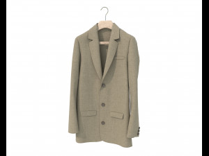 Sweater and Coat on Hanger 2 3D मॉडल