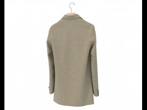 Sweater and Coat on Hanger 2 3D Model