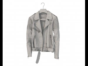 Sweater and Coat on Hanger 2 3D Model