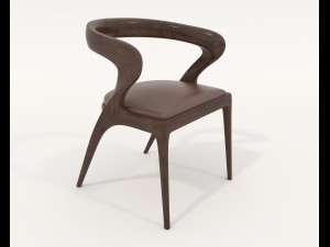 Restaurant Dining Table and Chairs 7 3D 模型