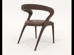 Restaurant Dining Table and Chairs 7 3D 模型