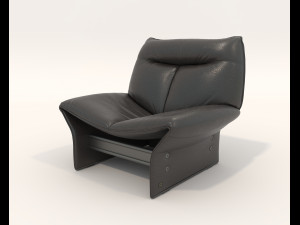 Contemporary Style Coffee Table and Armchair 26 Modello 3D