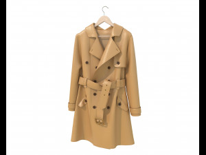 Coats on Hanger 3D 模型