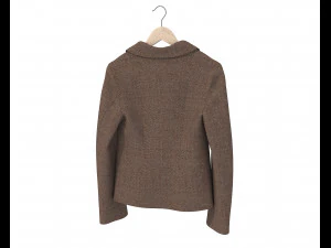 Coats on Hanger 3D Model