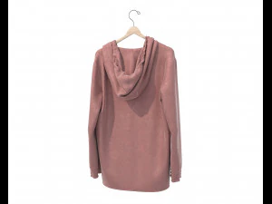 Coats on Hanger 3D Model