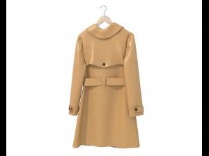 Coats on Hanger 3D Model