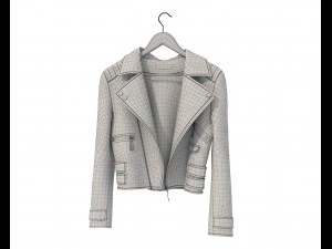 Coats on Hanger 3D Model