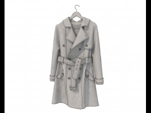 Coats on Hanger 3D 模型