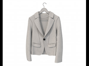 Coats on Hanger 3D 模型