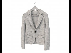 Coats on Hanger 3D Model