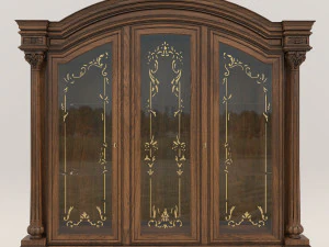 Display Cabinet Classic Style 3D Model