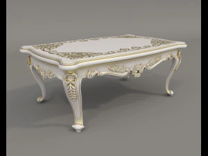 Classic Sofa and Armchair 3 3D Model