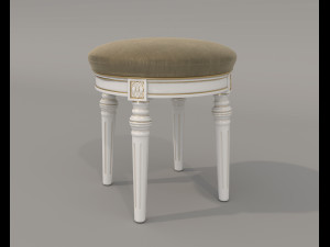 Classic Style Dressing Table 10 3D Модель