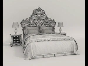 Klasik Tarz Nevresim Takımı 33 3D Model