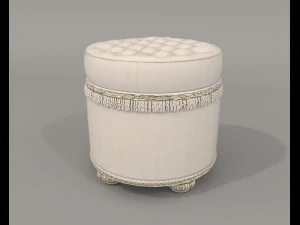 Classic Style Dressing Table 12 3D Model