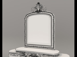 Classic Style Dressing Table 12 Model 3D