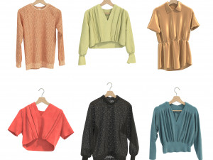 Women Clothing Collection 17 3D Model