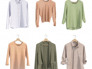 Clothing on Hanger 7 3D 모델