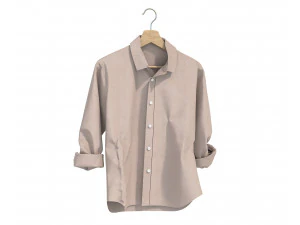 Clothing on Hanger 7 3D Model
