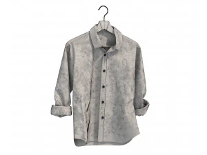 Clothing on Hanger 7 3D Model