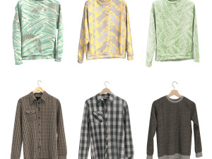 Clothing on Hanger 8 3D Model