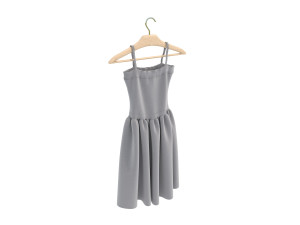 Dress on Hanger Collection 9 3D Model