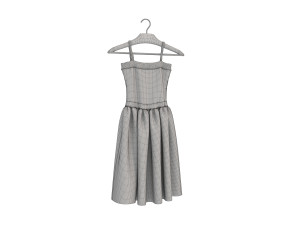 Dress on Hanger Collection 9 3D Model
