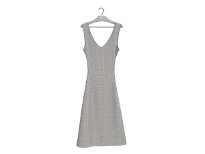 Dress on Hanger Collection 9 3D Model