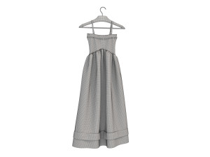Dress on Hanger Collection 9 3D Model