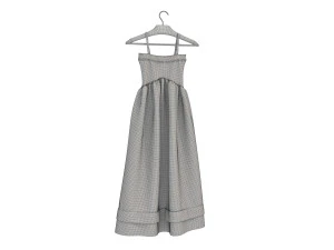 Dress on Hanger Collection 9 3D Model