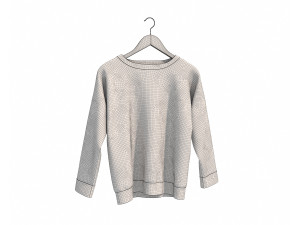 Clothing on Hanger 9 Model 3D