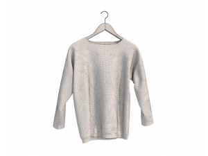 Clothing on Hanger 9 Model 3D