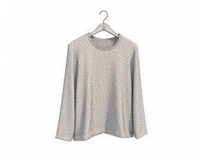 Clothing on Hanger 9 Model 3D