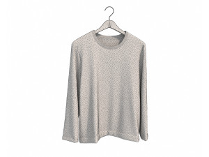 Clothing on Hanger 9 Model 3D