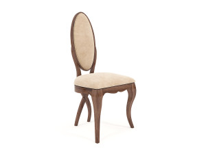 European style Dining Table and Chairs 12 Model 3D