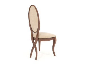 European style Dining Table and Chairs 12 Model 3D