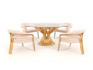 Modern Dining Table and Chairs 39 3D-Modell