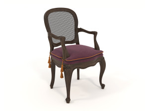 Restaurant Dining Table and Chairs set 4 3D Модель