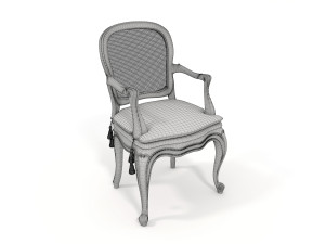 Restaurant Dining Table and Chairs set 4 3D Модель