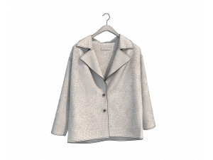 Clothing on Hanger 10 3D Model