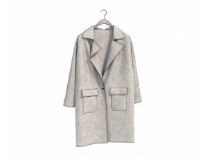 Clothing on Hanger 10 3D Model