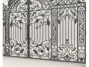 Classic European style Mansion Gate 6 3D Модель