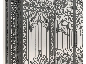 Classic European style Mansion Gate 6 3D Model