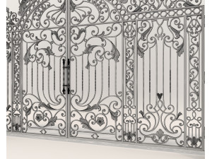 Classic European style Mansion Gate 6 3D Модель
