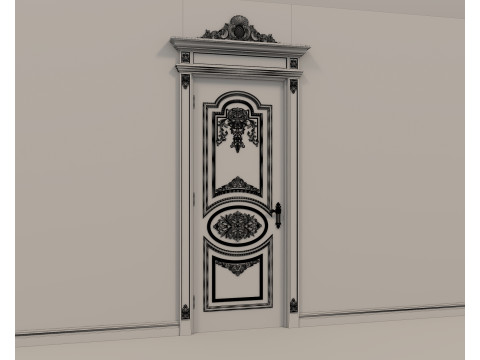 Classic Door Collection 7 3D Model