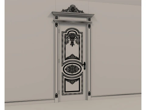 Classic Door Collection 7 3D Model