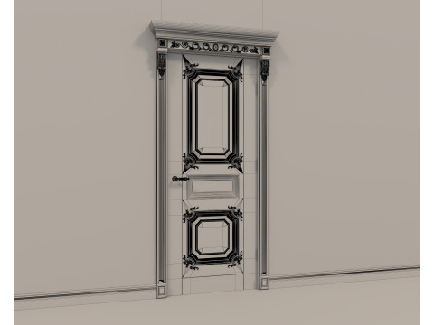 Classic Door Collection 7 3D Model