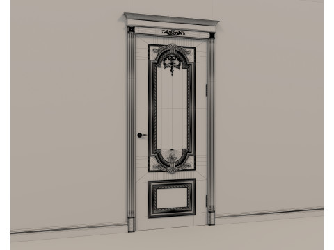 Classic Door Collection 7 3D Model