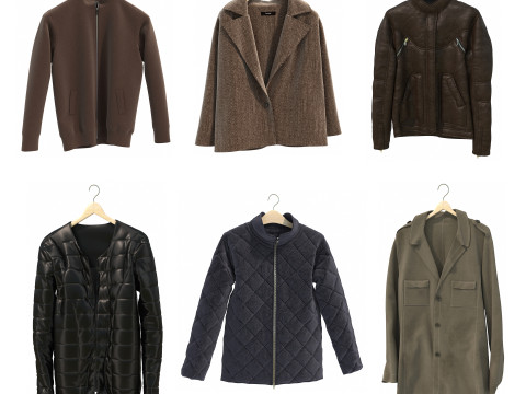 Coat on Hanger Collection 2 Modèle 3D