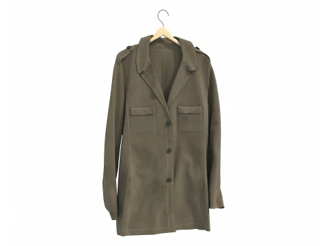 Coat on Hanger Collection 2 3D Model